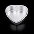PATKAW Non Stick Heart Cake Mold, Aluminum Alloy Baking Pan for Cheesecake, DIY Cake Oven Pans for Wedding Party