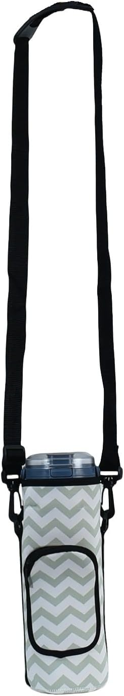 Portable Blender Storage Bag with Shoulder Strap for Ninja 18oz Blast Blender BC151 Series (Grey White)