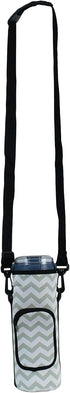 Portable Blender Storage Bag with Shoulder Strap for Ninja 18oz Blast Blender BC151 Series (Grey White)