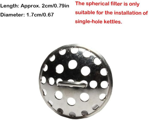 2 Pack Zisha Teapot Spout Filter Mount Mesh Mouth Inisde Nozzle Strainer for Single Hole Japanese Kyusu Chinese Yixing Purple Clay Tea Pot Brew Loose Tea Kung Fu Tea Set by NentMent