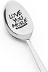 Love You More Spoon Gifts for Him, Her, Anniversary, Birthday Gifts for Couples, Tea Coffee Spoons