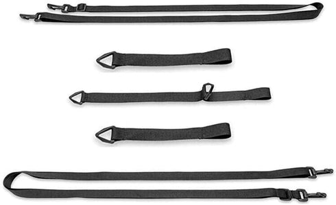 Wind Protection Fixing Strap for Large Cantilever Parasols, Adjustable Windproof Protection with Hooks