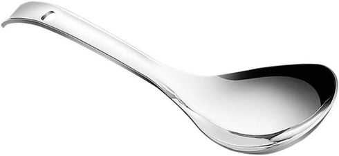 BESTonZON Stainless Steel Rice Paddle, Rice Spoon, Kitchen Utensil, Rice Scooper, Soup Scoop for Home Restaurant