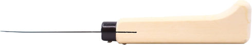 Zenport K202 Harvest Sickle/Berry Knife, Notched Handle, 6.5-Inch Curved Serrated Blade, Wood
