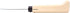 Zenport K202 Harvest Sickle/Berry Knife, Notched Handle, 6.5-Inch Curved Serrated Blade, Wood
