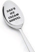 Birthday Christmas Gift for Dad, Ice Cream Spoon, Unique Dad's Day Gift for Fathers Day from Daughter, Son