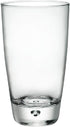Bormioli Rocco Luna Set Of 4 Cooler Glasses, 15.25 Oz. Clear Crystal Glassware, Dishwasher Safe, Made In Italy