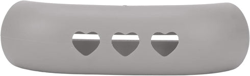 2 Pieces Silicone Hot Handle Holder, Heat Resistant Non Slip Pot Holders Cover for Frying Cast Iron Skillet (Gray)