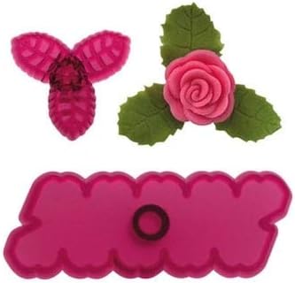 JEM Cupid Rose Fondant Cutters for Cake Decorating, Set of 2