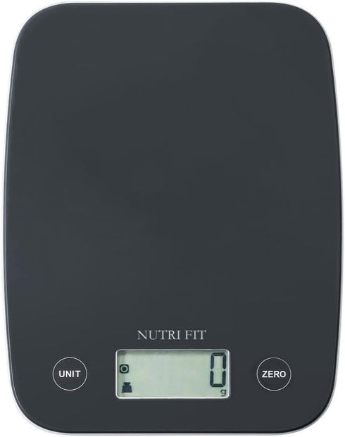 NUTRI FIT Digital Food Scale - 11lb Kitchen Scale with 0.1oz/1g Precision, LCD Display, Tare Function for Cooking