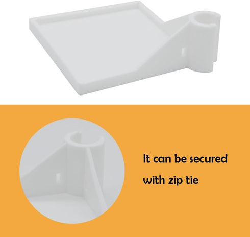 EQUIJUANCE Accessories,16 mm (2, Grow Tent Corner Shelf Adjustable Wall Mounted Shelves Tent Pole Shelf Versatile