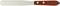 Apothecary Products Stainless Steel Spatula and Blade - Wood Handle for Pills, Medicine, Vitamins (5 in)