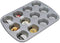 Wilton Muffin Pan, 4.3 in. W x 15.4 in. L, Silver