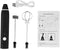 Electric Milk Frother Drink Stirrer Tools, Automatic Egg Beater USB Charging Mixer with 3 Settings for Coffee