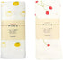 Nassen Dye Gauze Face Towel Set of 2, Yuzu & Cherry