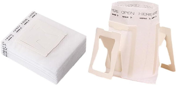 100PCS Coffee Filter Bags, Disposable Portable Drip Coffee Filters for Home, Travel, Camping, and Office