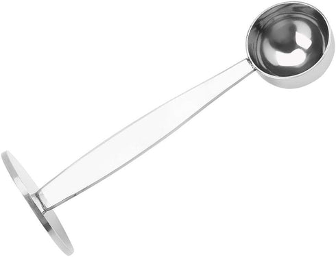 Pomya Dual-purpose Coffee Spoon Bean-Powder Presser, Stainless Steel Espresso Tamper and Measuring Spoon
