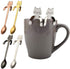4 1 Pack 4. 1 Eternal Spirit Beauty in Coffee, with GANODERMA (REISHI) of Bonus Stainless Steel Cute Mini Cat Spoon