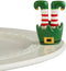 nora fleming Hand-Painted Jingle Toes (Elf Feet) Ceramic Christmas Decor, Winter Minis