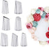 7 Pieces Rose Flower Piping Tips Set, Cake Decorating Tips and Icing Nozzles for Cupcake Decorating Kit