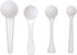 Sowaka 4 Pcs Measuring Spoons 1g 3g 5g 10g Plastic Teaspoon Tablespoon for Accurate Kitchen Measuring