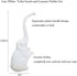 AORTULL Set,Modern Toilet Brush and Holder Ceramic Toilet Bowl Brush Holder,Cute Bathroom Decor, Non-Scratch Bristles