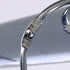 SlipX Solutions Chrome Simple Slide Shower Curtain Rings - Set of 12, Rust Resistant, Snap Closure for Standard Shower