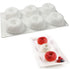 6 Cavity Swirl Shapes Silicone Cake Mold, Baking Tools for Chocolate Cookies and Ice Cream