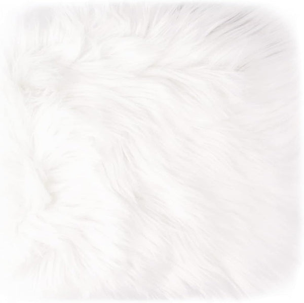 Small Product Photo Background & Luxury Props, 12 Inches Faux Fur Sheepskin Cushion for Tabletop Photography