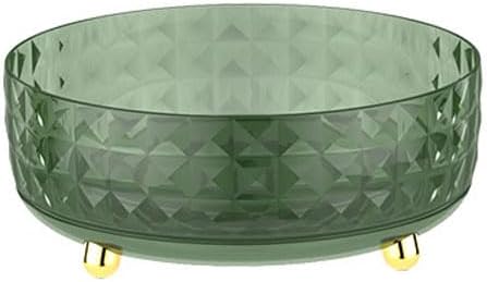 Non Skid Lazy Susan Turntable, 1 Tier Non Skid Spice Rack, 9 Inch Spinning Organizer for Kitchen, Pantry, Refrigerator