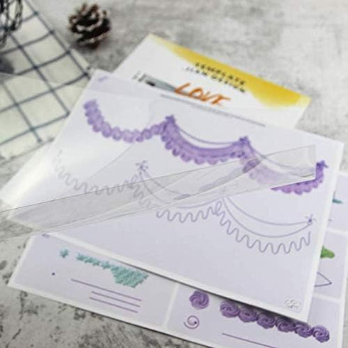 23 Sheets/Set Cake Decorating Practice Board for Cream Decorating Drawings