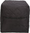 Soft Cotton Coffee Machine Dust Cover, Washable Black Cover for Home Office, 12.6 X 12.2 X 14.2 inch