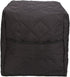 Soft Cotton Coffee Machine Dust Cover, Washable Black Cover for Home Office, 12.6 X 12.2 X 14.2 inch