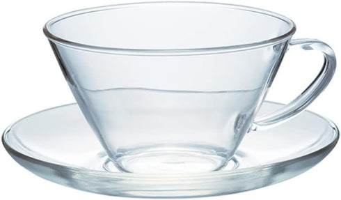Hario Wide Tea Cup and Saucer Set, 230ml