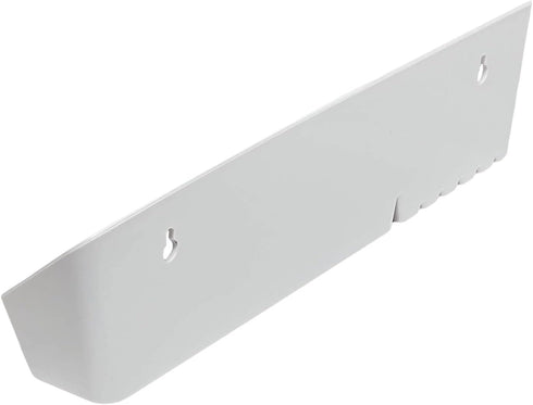 Bueyfolt 11" Kitchen Sink Front Tip-Out Accessory Trays with Mounting Screws, White, 2 Pack (Conventional Open Tray &