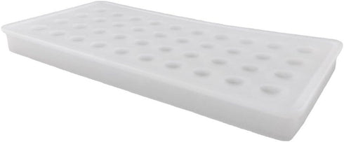 Honbay 40 Cavities Silicone Frozen Mini Ice Ball Mold Tray for Candy & Chocolate (White)