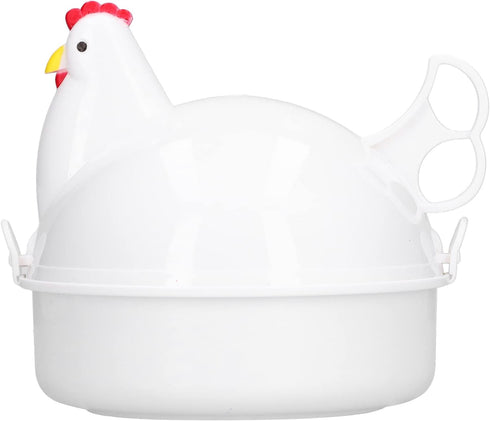 Heat Resistant Microwave Eggs Boiler - Egg Cooker for 4 Eggs, Easy Rapid Eggs Cooker for Home Kitchen Breakfast