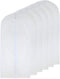 Garment Bag Clear 24'' x 48'' Long Suit Dust Cover for Dance Dress Clothes, Pack of 6