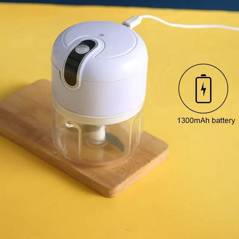 Automatic Wireless Chopper | Portable Electric Mini Kitchen Blender | Easy Chopper For Garlic, Vegetable, Fruit, Onions, Meat, Salad, Baby Food | Everyday Kitchen Gadgets by Generic