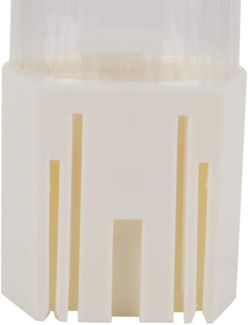 Paper Plastic Cup Dispenser for 60-80 Cups - One Touch Button Holder (White)