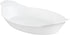 HIC Kitchen Oval Au Gratin Baking Dish Set - Fine White Porcelain, 10-Inch, Set of 4