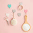 6 Pack Heart Shaped Decorative Wall Hooks, Stainless Steel Strong Adhesive Hooks for Home Kitchen Bathroom