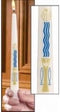 Will & Baumer Candle - Baptismal - Baptism By Water, 7/8 x 10