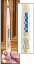 Will & Baumer Candle - Baptismal - Baptism By Water, 7/8 x 10
