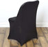 Black-Pack 5 TABLECLOTHSFACTORY Sleek Spandex Folding Chair Cover for Wedding Event Party
