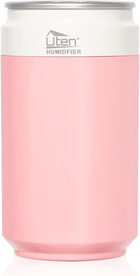 Humidifiers for Bedroom, Portable Can Air Humidifier for Home and Plants, USB & Battery Powered with 2 Mist Modes &