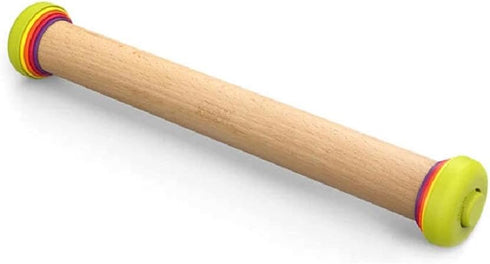 Joseph Joseph PrecisionPin Adjustable Rolling Pin, Multicolor for Consistent Dough Thickness and Perfect Baking