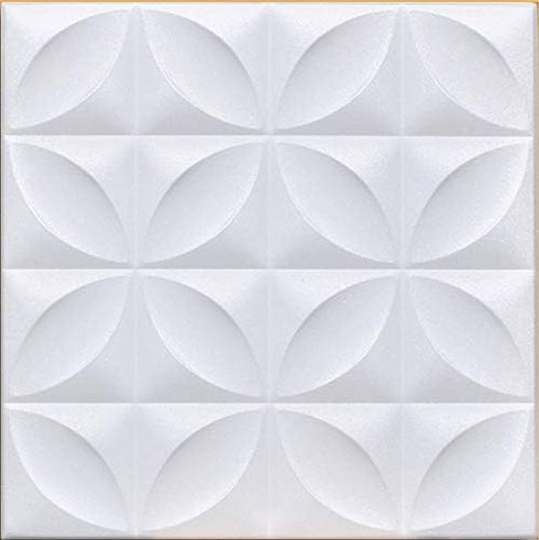 White Styrofoam Decorative Ceiling Tile Closter - Package of 8 Tiles, Other Sellers Call This Perceptions and R103