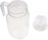 600ML Acrylic Pitcher - Transparent Juice Bottle with Lid and Handle for Cold Water, Juice, Tea, Milk, Sangria