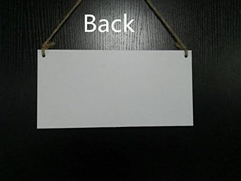 Meijiafei Cloak Room Shabby Chic Gift Sign Plaque 10" x 5"